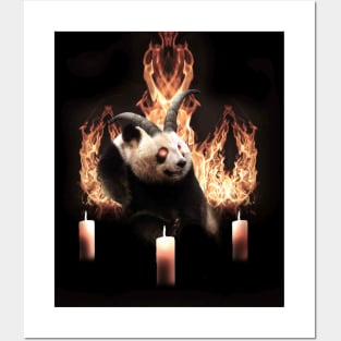 Demonic Demon Panda Posters and Art